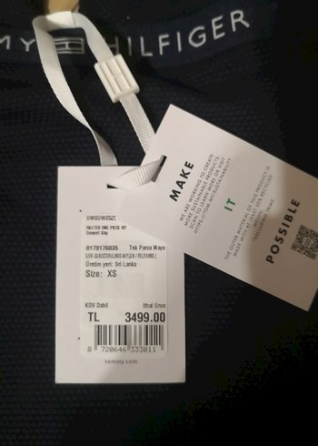 Tommy Hilfiger Lacivert Askılı Kadın Mayo - Görsel 4