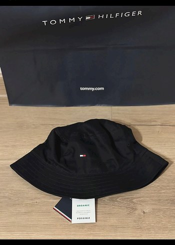 Tommy Hilfiger Siyah Kadın bucket Şapka
