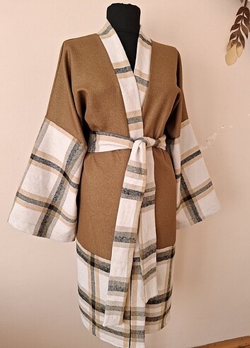 48 Beden camel Renk Kimono 