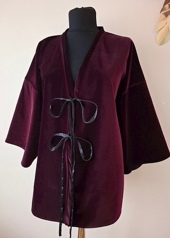 44 Beden bordo Renk Kimono
