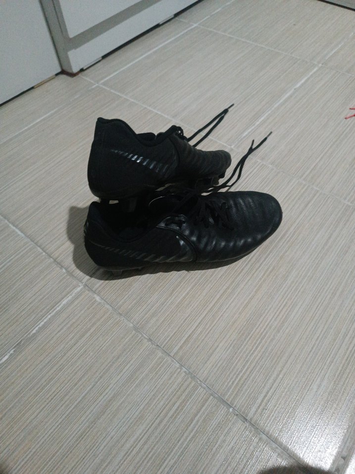 Nike Siyah Erkek Futbol Ayakkabısı tiempo - Görsel 4