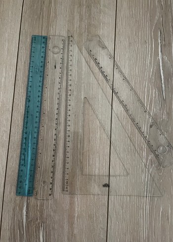 Gri ve Mavi Okul Ölçü Aletleri Seti - Görsel 2