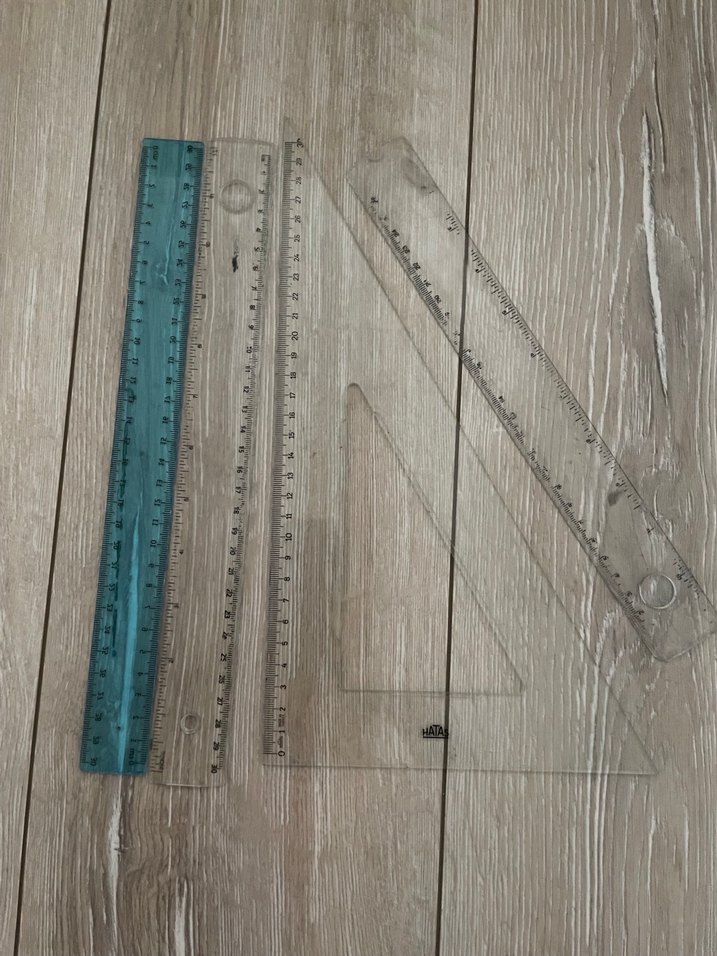 Gri ve Mavi Okul Ölçü Aletleri Seti - Görsel 2