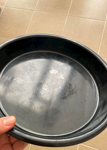 Siyah Yuvarlak Fırın Kabı - Görsel 2