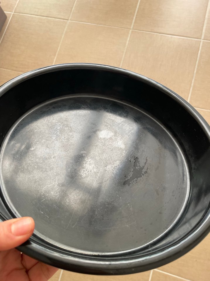 Siyah Yuvarlak Fırın Kabı - Görsel 2