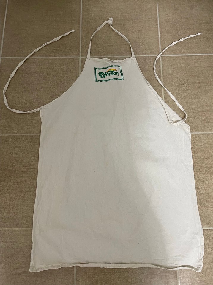 Beyaz Baskılı Mutfak Önlüğü - Görsel 2