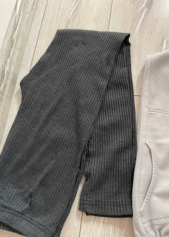 Erkek Gri Örgü Rahat Kesim eşofman - Görsel 3