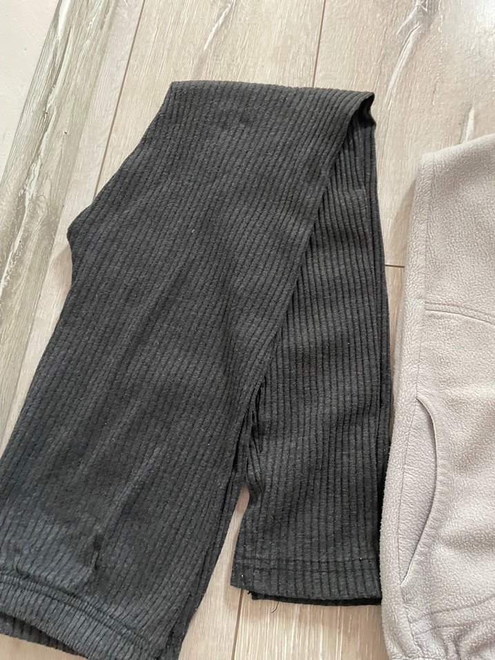 Erkek Gri Örgü Rahat Kesim eşofman - Görsel 3