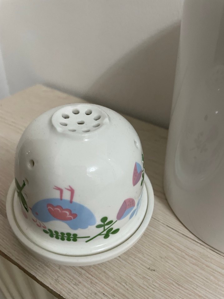 Beyaz Gri Çağdaş Desensiz Tabak ve Kupa - Görsel 4