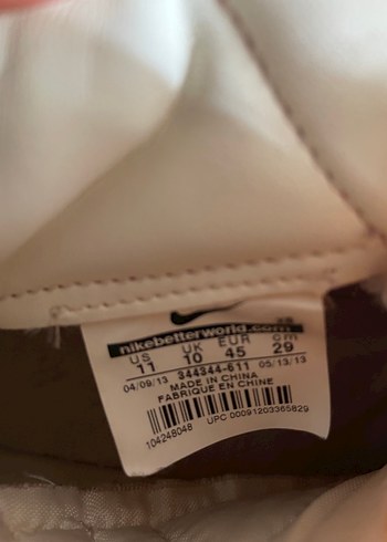 Nike Kırmızı Süet Bağcıklı Kadın Spor Ayakkabı