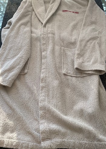 diğer Beden Nakışlı Bej Bornoz - Normcore Stil