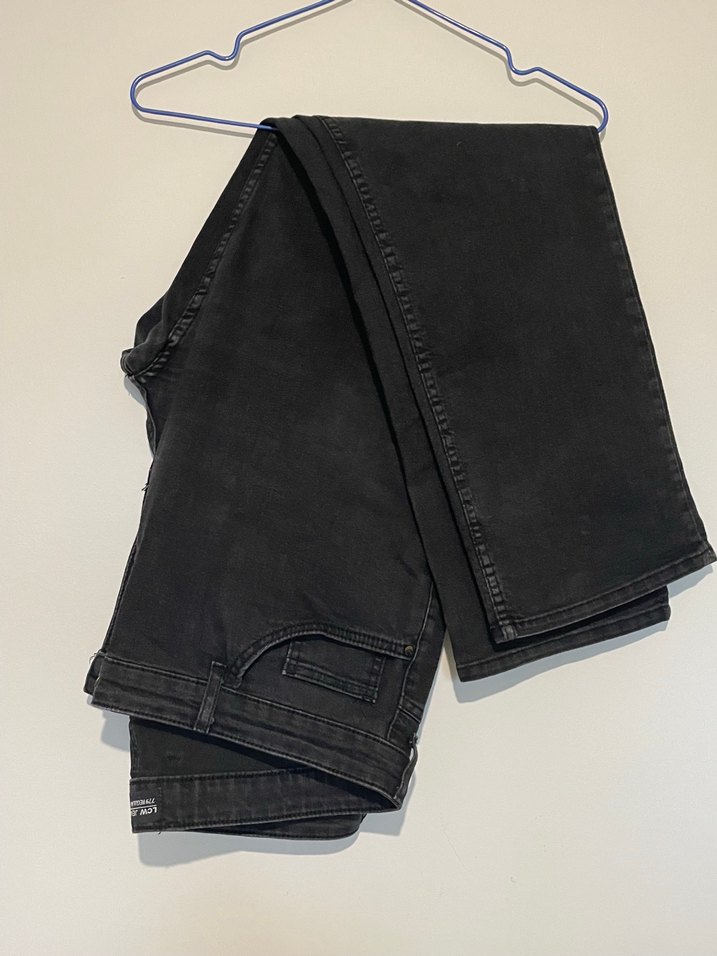 Siyah Dar Kesim Denim Jean — görsel 4/6