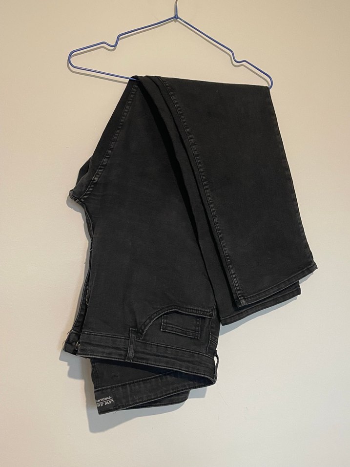Siyah Dar Kesim Denim Jean — görsel 5/6
