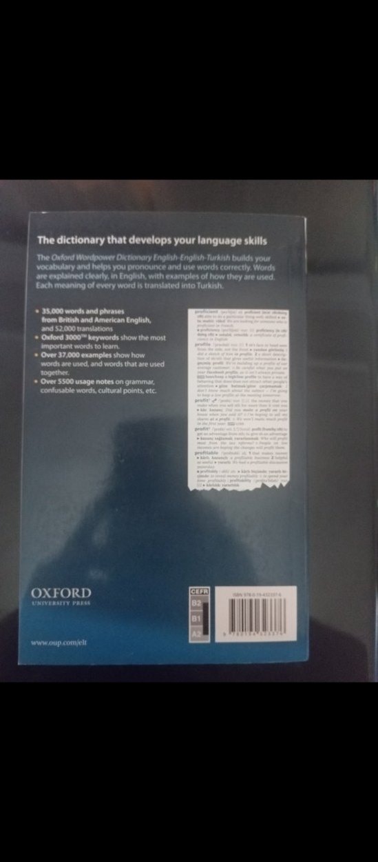 Oxford Wordpower İngilizce-Türkçe Sözlük - Görsel 2