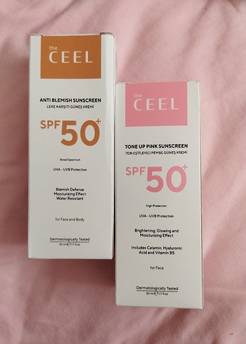 THE CEEL SPF 50+ Leke Karşıtı Güneş Kremi