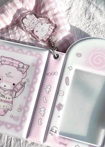 Pembe Pastel Defter Anahtarlıklı
