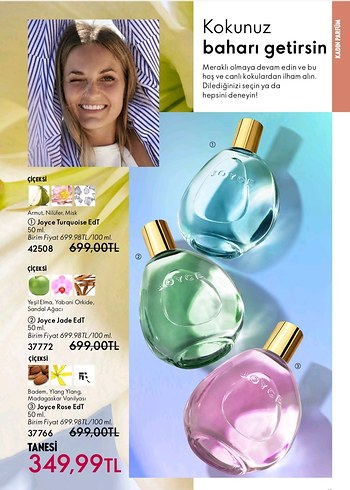 Joyce Kadın Parfüm EdT 50 ml - Çiçeksi Kokular