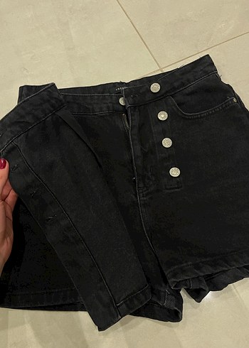 trendyolmilla siyah şort etek - Görsel 3