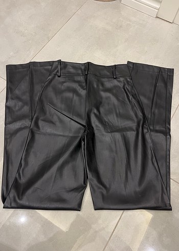 siyah deri pantolon - Görsel 4