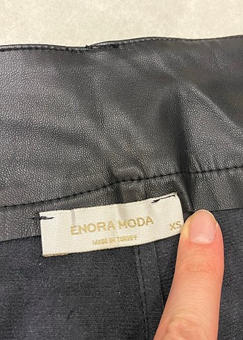 siyah deri pantolon - Görsel 6