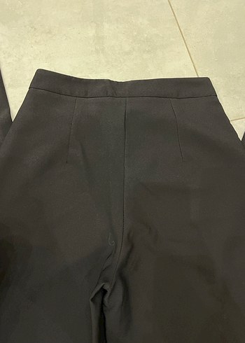 trendyolmilla siyah kumaş pantolon - Görsel 4