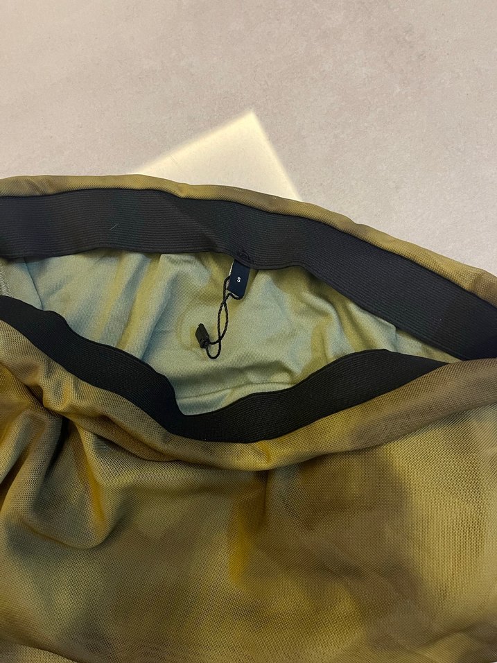 trendyol yeşil tül midi etek - Görsel 4