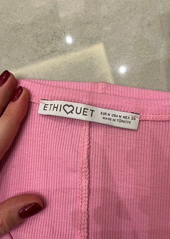 ethiquet pembe kalın askılı atlet - Görsel 3