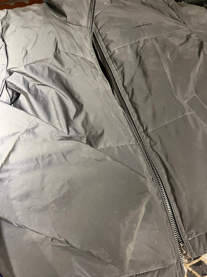 lumberjack gri yansimali-pariltili mont - Görsel 4