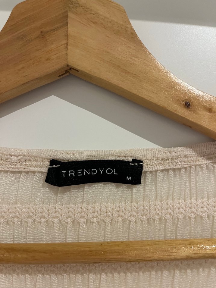 trendyolmilla bej rengi ince hırka - Görsel 4