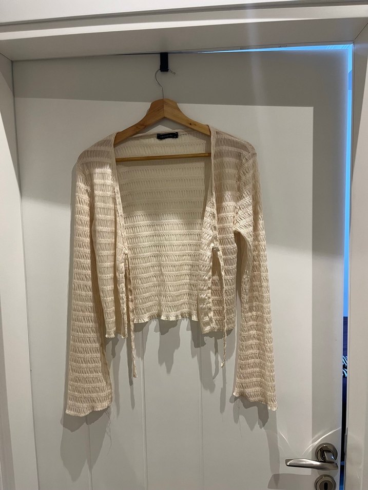 trendyolmilla bej rengi ince hırka - Görsel 2