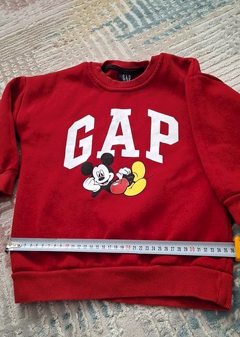 7 Yaş Beden kırmızı Renk Kırmızı Mickey Baskılı GAP Eşofman Takımı