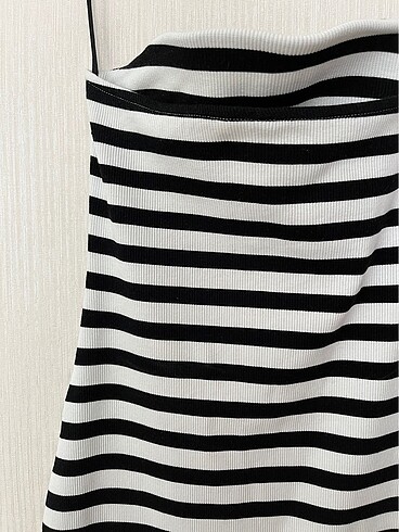 s Beden çeşitli Renk H&M straplez midi elbise