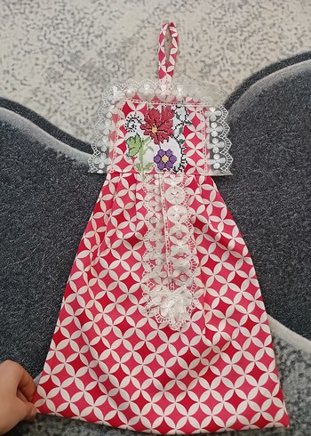 Nakışlı Çok Renkli Mutfak için poşetlik - Görsel 4