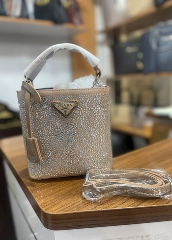 Prada taşlı Kadın Çanta - Görsel 5