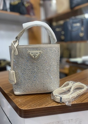 Prada taşlı Kadın Çanta - Görsel 4