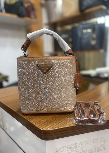 Prada taşlı Kadın Çanta - Görsel 3