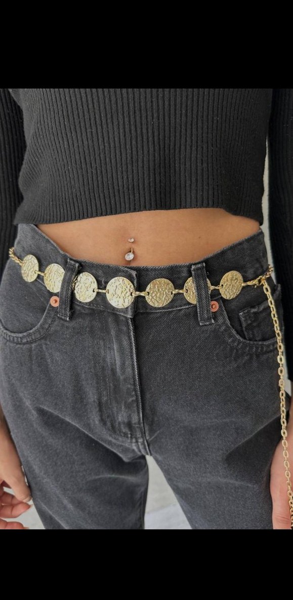 kadın zincir kemer - Görsel 5