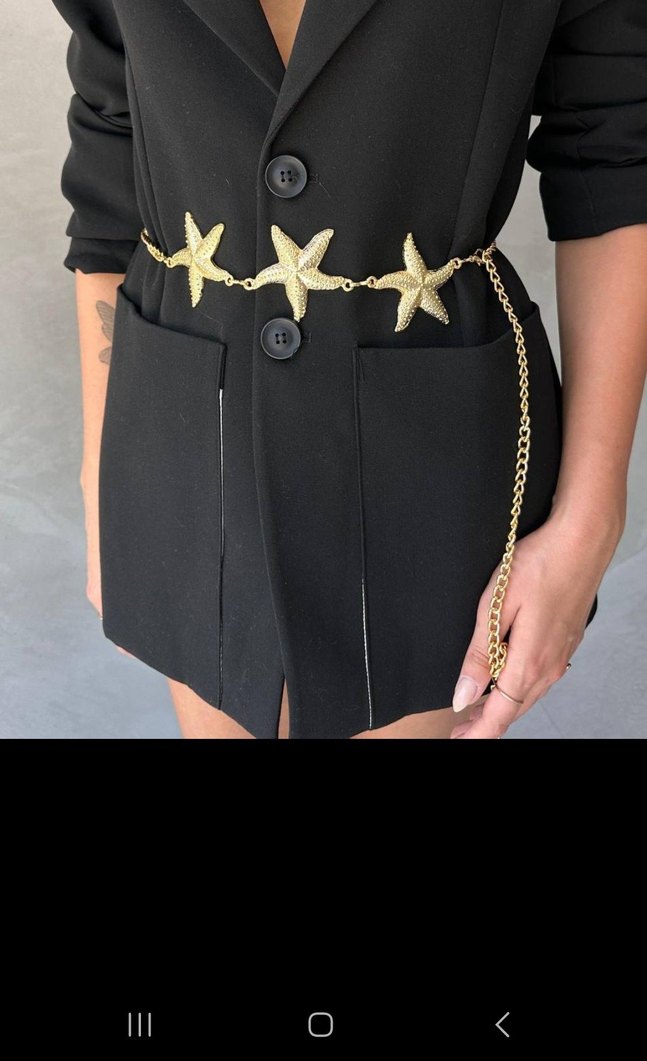 kadın zincir kemer - Görsel 4