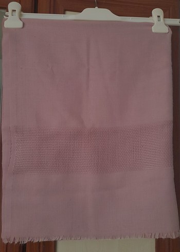 Soft Pembe Pastel Düz Şal