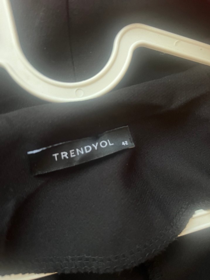 Siyah Pilili Uzun Kadın Elbise - Görsel 4