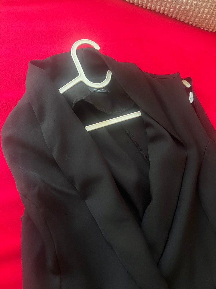 Siyah Pilili Uzun Kadın Elbise - Görsel 3