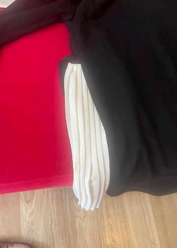 Uzun Kollu Siyah Drapeli Triko Elbise - Görsel 8