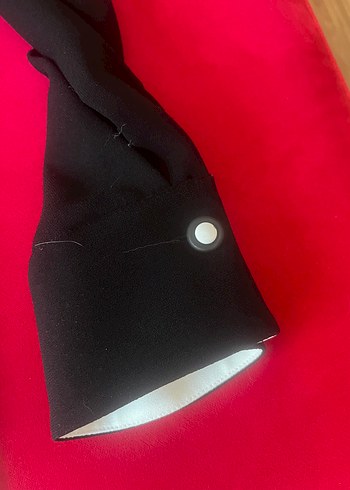 Uzun Kollu Siyah Drapeli Triko Elbise - Görsel 10