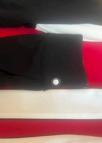 Uzun Kollu Siyah Drapeli Triko Elbise - Görsel 12