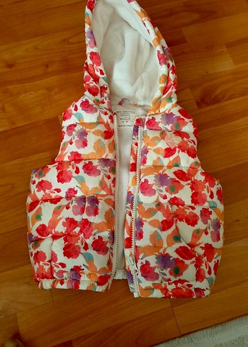 Zara Çiçek Desenli Bebek Kız Kayak Tulumu