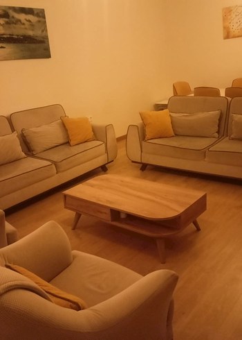  Beden Bej Desenli Modern Koltuk