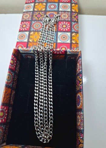 Kral Çelik Kolye Uzunluk.54cm Eni.2mm Gr.12.16 - Görsel 4