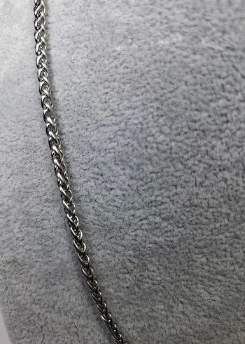 Burma Çelik Kolye Uzunluk.54cm Eni.2mm Gr.13.57 - Görsel 2