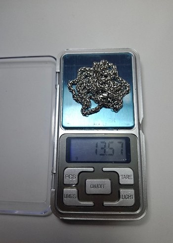 Burma Çelik Kolye Uzunluk.54cm Eni.2mm Gr.13.57 - Görsel 5