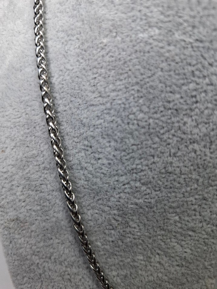 Burma Çelik  Kolye Uzunluk.54cm Eni.2mm Gr.13.57 - Görsel 2